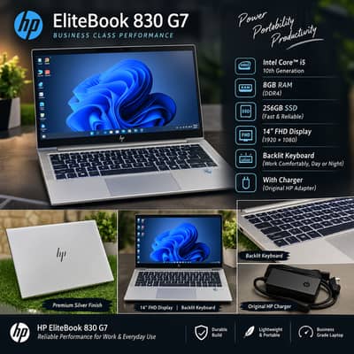 Hp Elitebook 830 G7 / i5 10th Generati / 8 - 256
