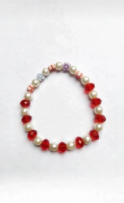 pearl bracelet.