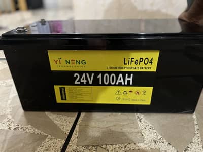 YI NENG 24V 100Ah Lithium Battery for Sale