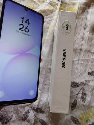 Samsung Galaxy Mobile A07 4/64 With Box WhatsApp 03404357611