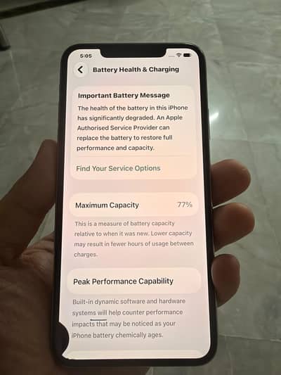 Iphone 11 pro max 256gb silver PTA Approved with box