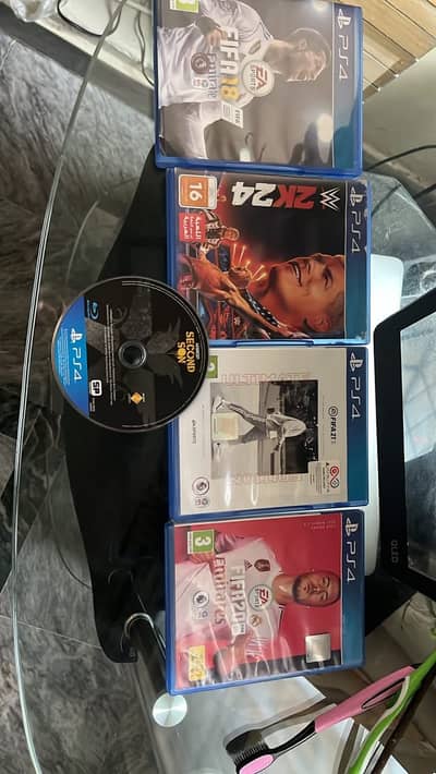 Wwe 2k24 fifa 18, fifa 20, fifa 21 ultimate edition ps4 ps5 game cd