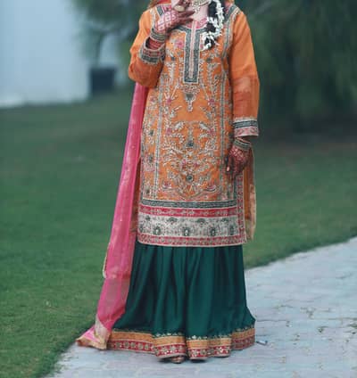 mehndi dress