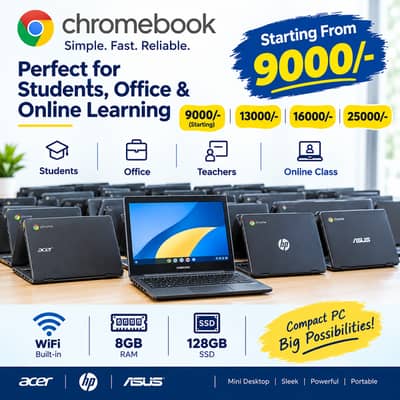 Chromebook for Study & Work | Students | Teachers | Office | Home