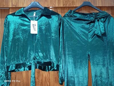 velvet cord set