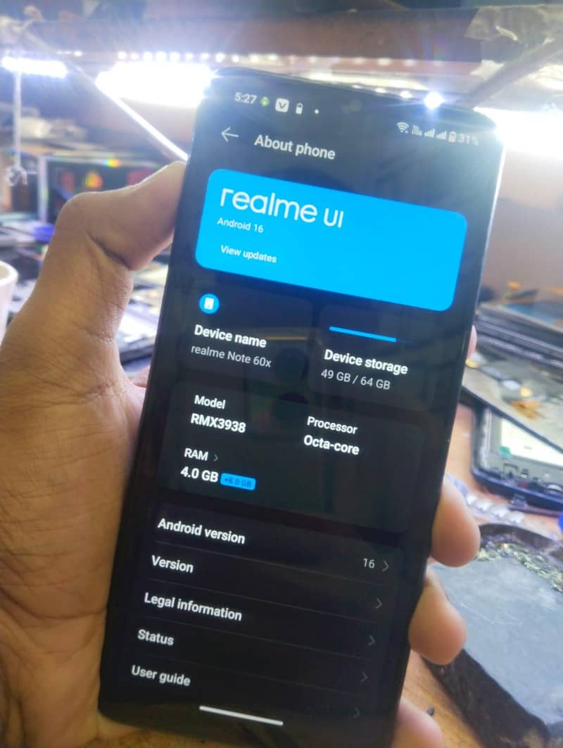 Realme Note 60x 0