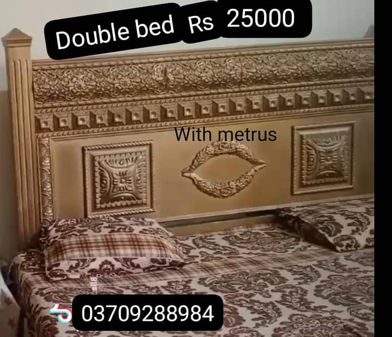 Singl double bed sofa 5 seeter 4