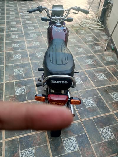 Honda CD 70 bike red colour 2020 model neat clean