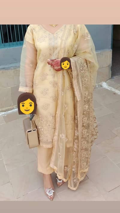 golden / yellow reshmi dress