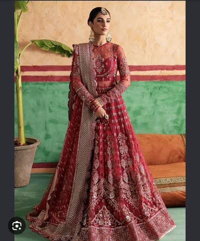 Afrozeh bridal lehnga