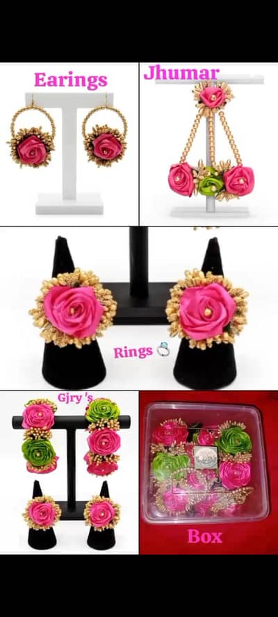 floral jewelry