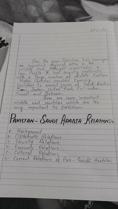 handwriting assignment work
