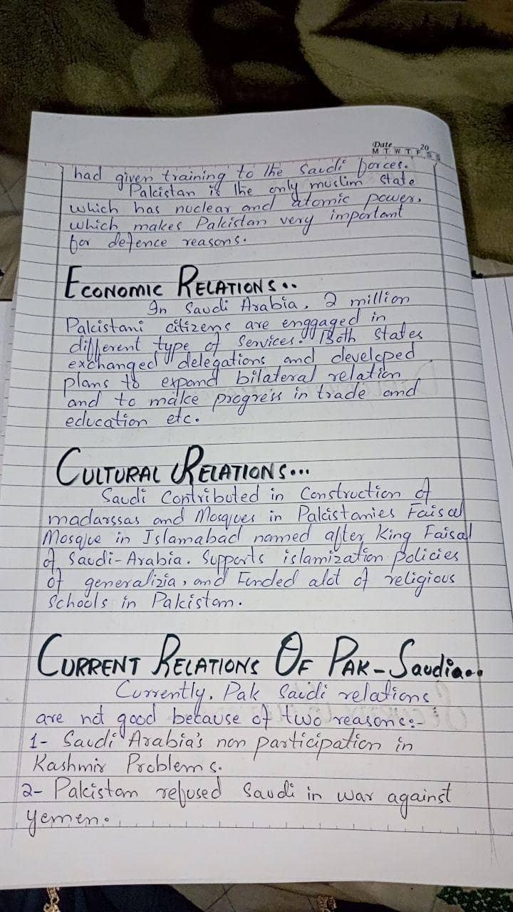 handwriting assignment work 2