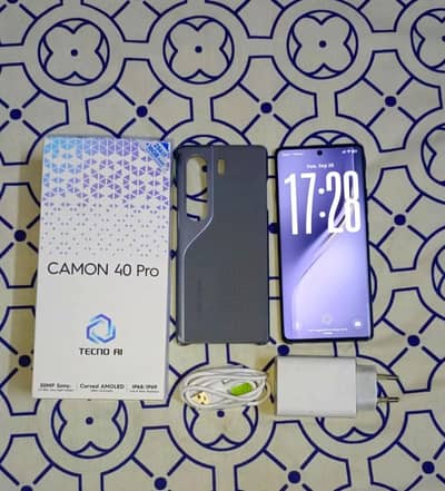 Tecno Camon 40 Pro – 8GB RAM / 256GB/ 5 months warranty
