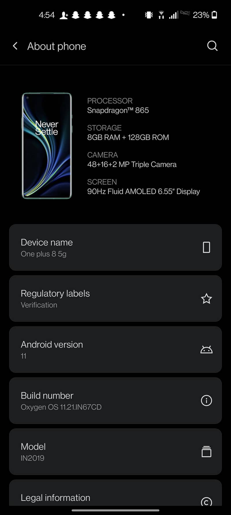 One Plus 8 1