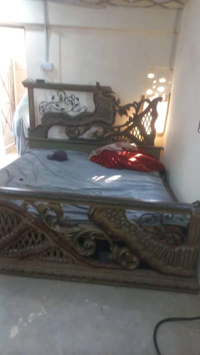 Bed and dresser