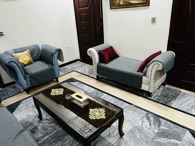 5 seater sofa Diwan + table