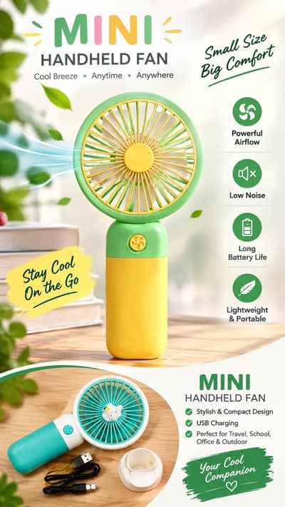 Mini Handheld Fan