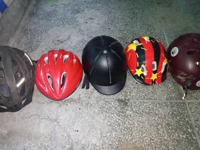 bicycle helmet set of 5
