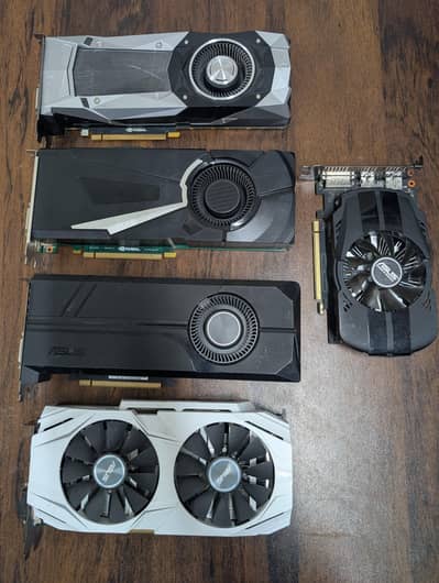 Graphics Cards - 1050Ti - 1070 - 1080