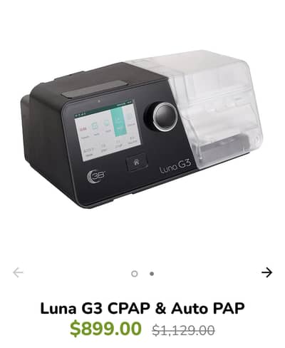 Cpap Machine  Luna G3 A20 APAP