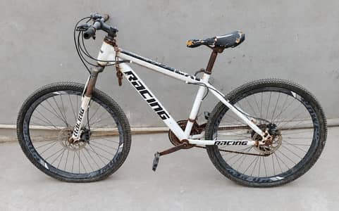 Racing Mountain Bike (Hardtail) - Dual Disc Brakes - Multi-Speed Cycle