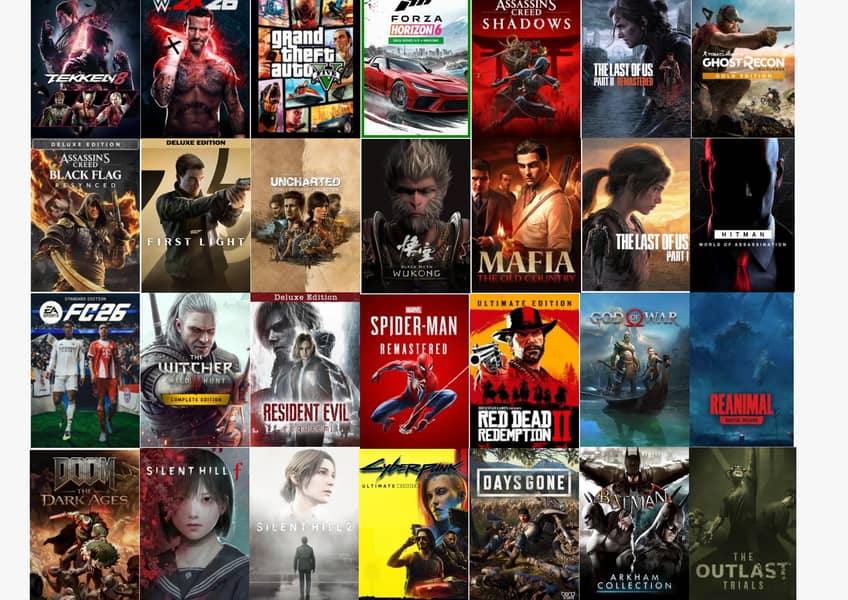 PC Games Available 0