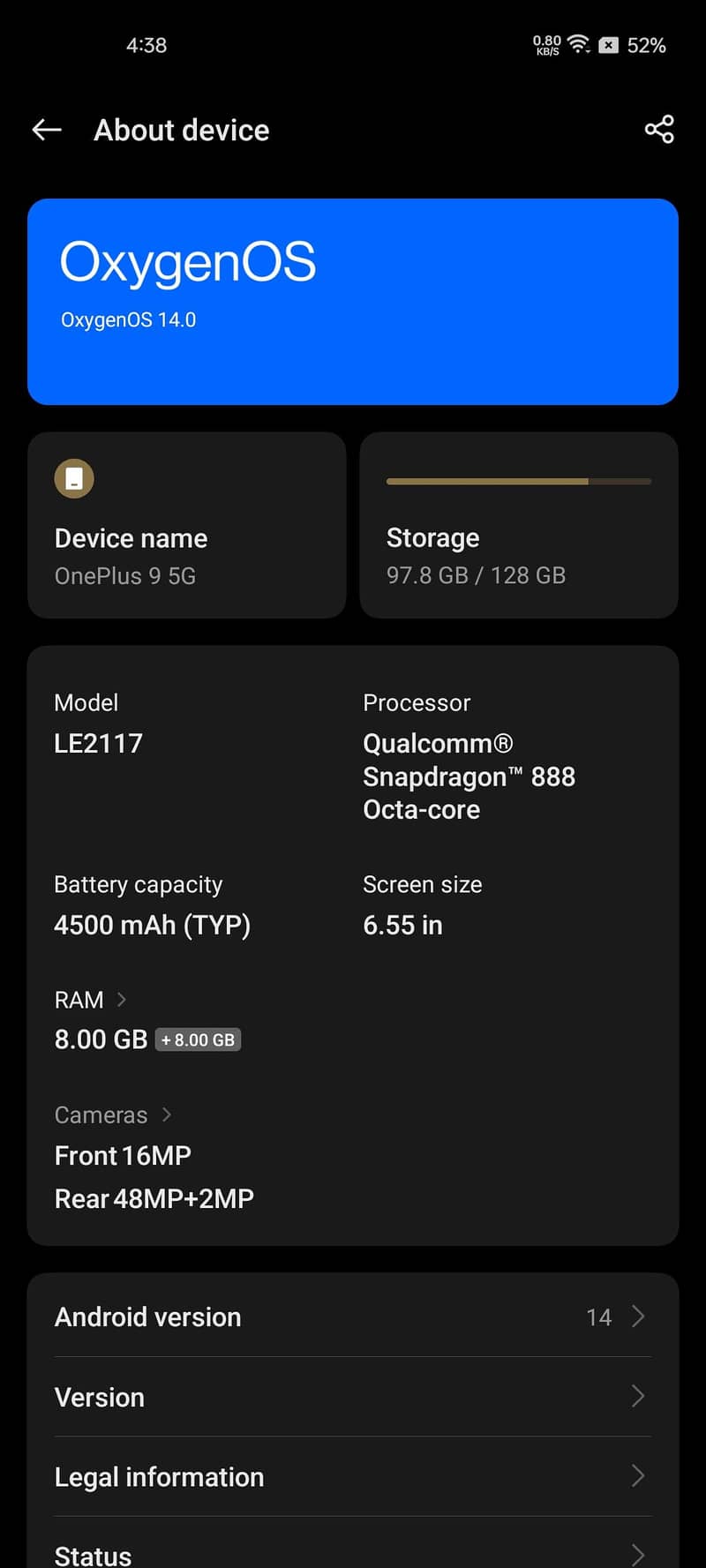 One Plus 9 5