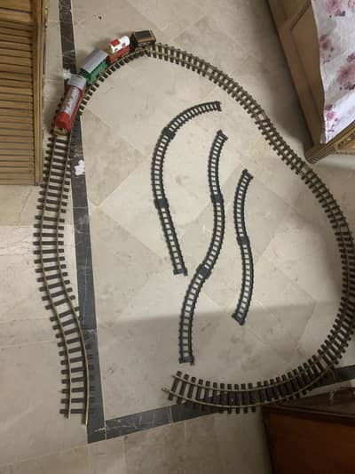 German Metal Train Track Set
