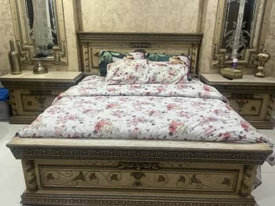 Bed , Two Bed Side , Tv Unit, Chester For Sale  Burma Teak Wood