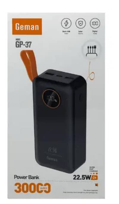 POWER BANK Geman 30000Mah 2 days used