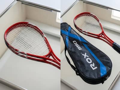 Rox Squash Racket with cover