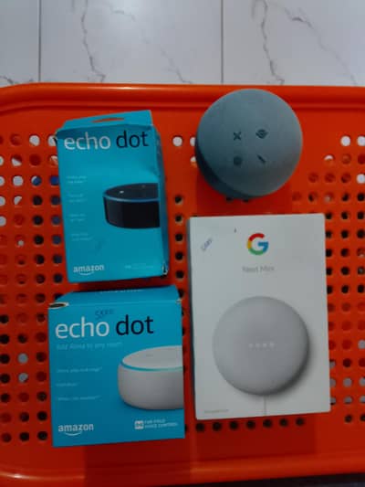 Google assistant and Alex speaker