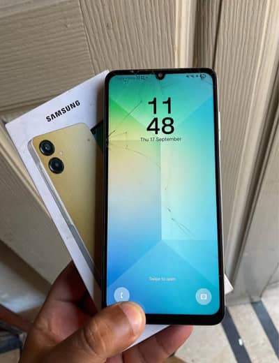 Samsung Mobile A06 with box 64 GB read add