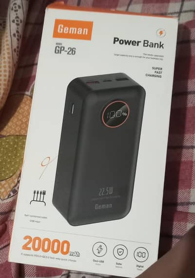 POWER BANK Geman 20000Mah Model GP-26