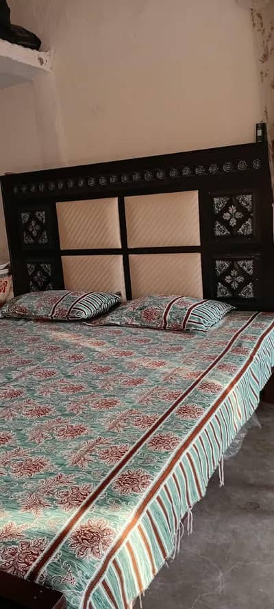 bed set with mattress for sale good condition,wah cantt