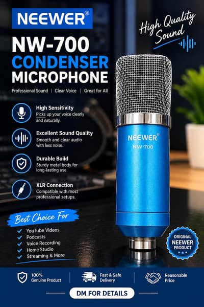 Neewer NW-700, Condenser Mic, Studio Microphone