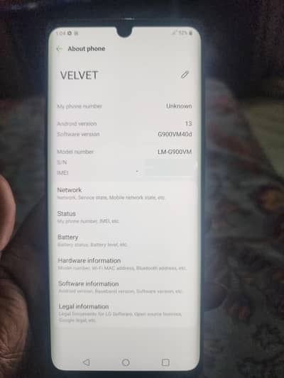LG Velvet 5G