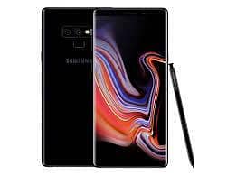 Samsung Mobile Note 9 dual sim 6/128 glass crack all sim approved