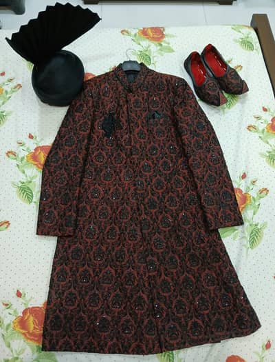Groom Sherwani + Khussa + Kulla