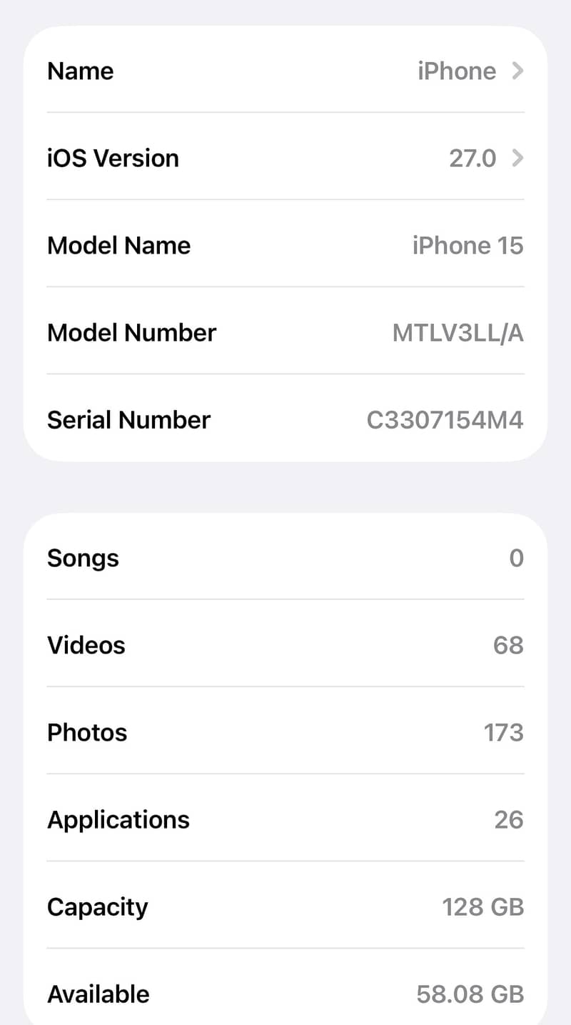 Apple iPhone 15 128GB | JV | 10/10 | Like New | Rs. 110,000 4