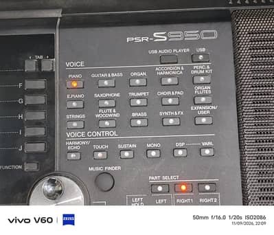 YAMAHA PSR S950