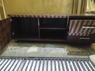 wooden TV LCD trolly