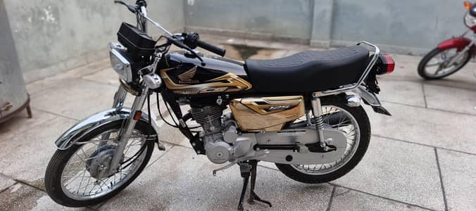 Honda cg125 self start golden start