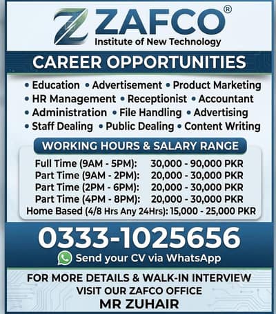 Jobs in lahore