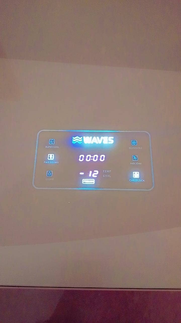 waves digital panel Deep freezer 2