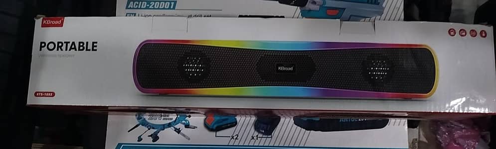 RGB Bluetooth portable speaker