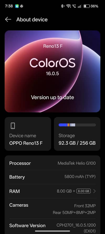 OPPO Reno 13f for sale only for exchanging