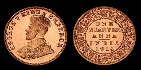 1914 British time coin