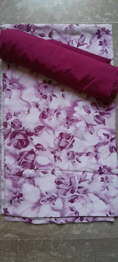 Georgette unstitched imported suit. 2 piece and 3 piece.